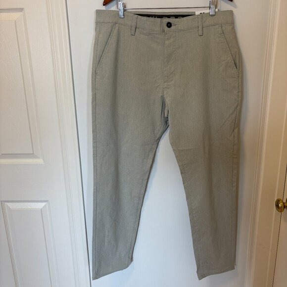 Projek Raw Men’s Bungee Flex Grey Green Classic Fit Pant size 38 NWT - Picture 2 of 10